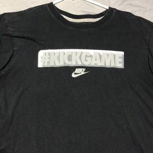 Nike Kick Game #KICKGAME block letter tee shirt